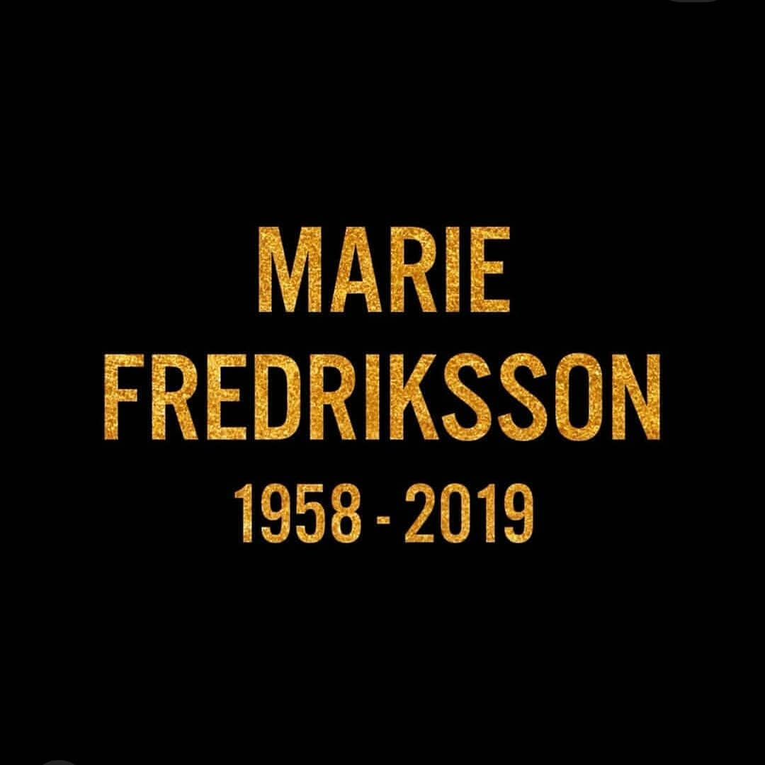 Há 5 anos, falecia Marie Fredriksson, vocalista do Roxette, aos 61 anos.